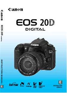 Canon EOS 20D manual. Camera Instructions.